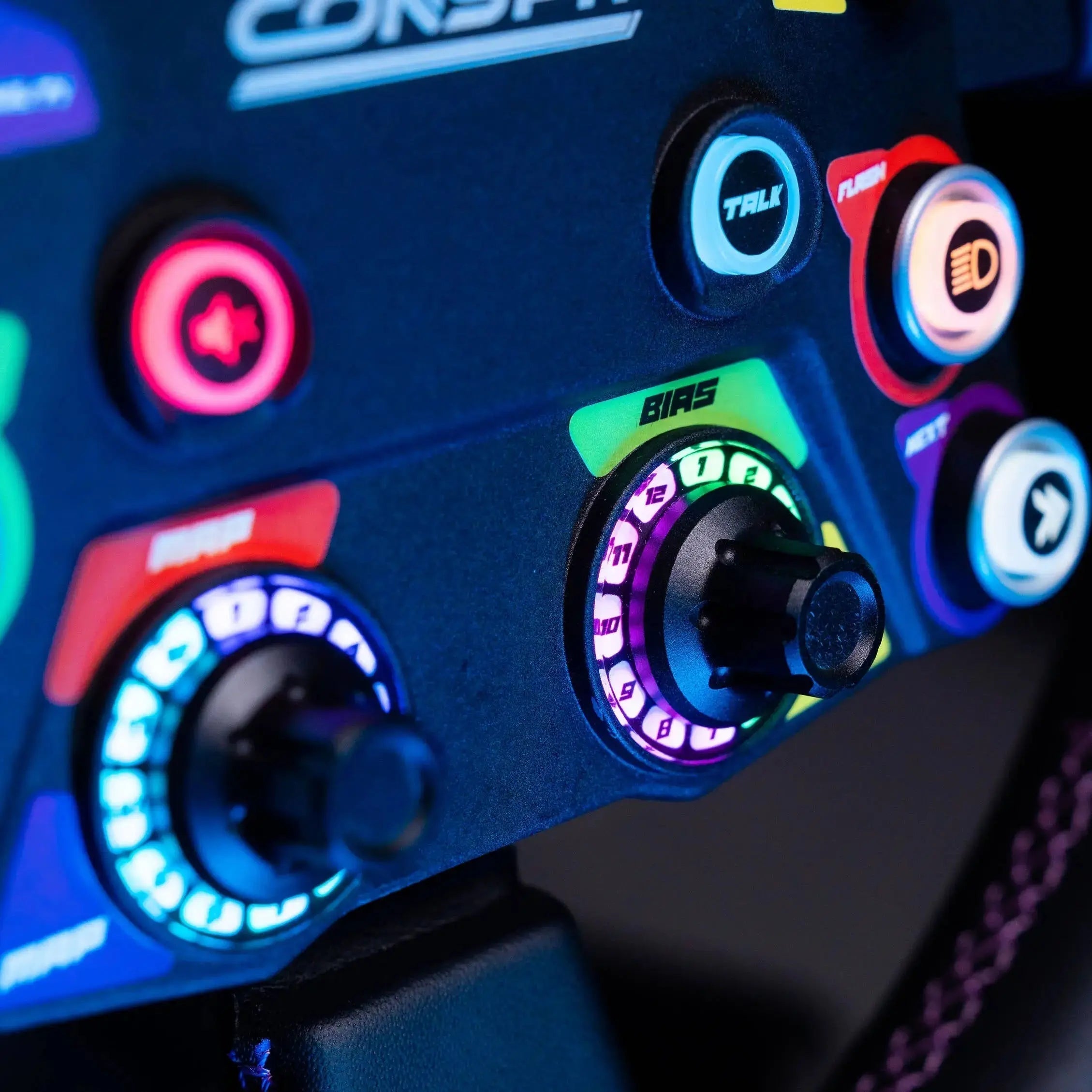 Conspit 310 Apex Wheel – ARGB, 2.99" Display, Dual Paddles (310 mm)