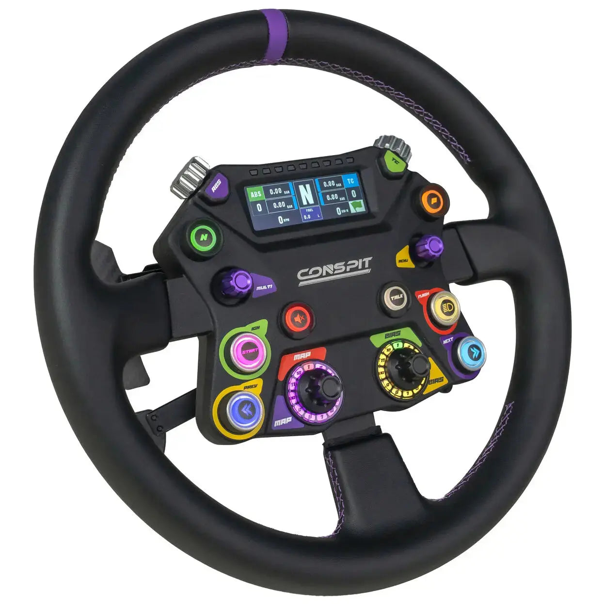 Conspit 310 Apex Wheel – ARGB, 2.99" Display, Dual Paddles (310 mm)