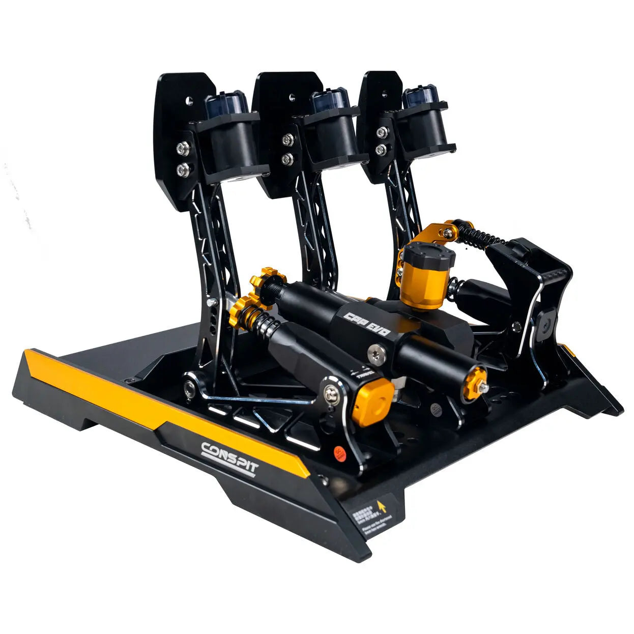 Hydraulická sada pedálů CONSPIT CPP EVO 3 V2 (3 pedály) – černá