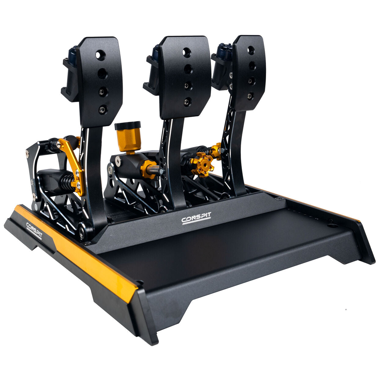 Hydraulická sada pedálů CONSPIT CPP EVO 3 V2 (3 pedály) – černá