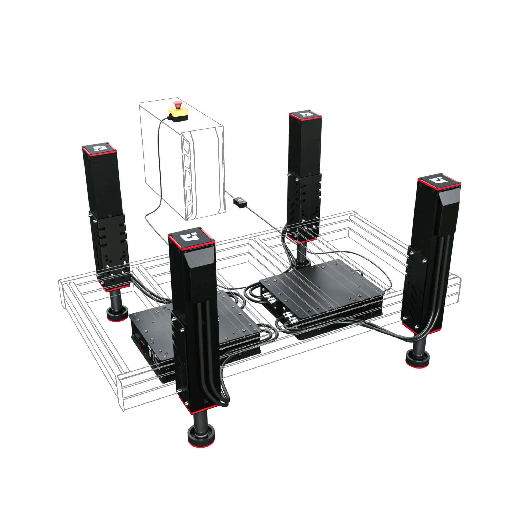 Qubic System - QS-220-PL 3-DOF 4 Axis Motion system