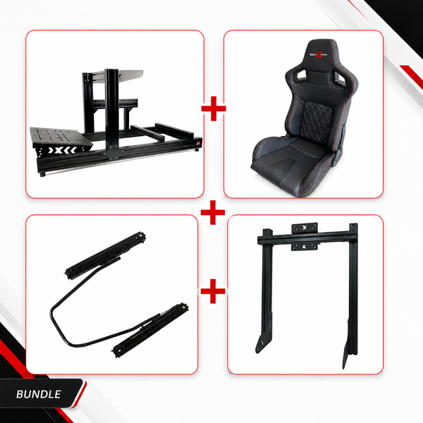 SimXPro R80 + INTEGRATED MOUNT + XL GT SEAT + SLIDER