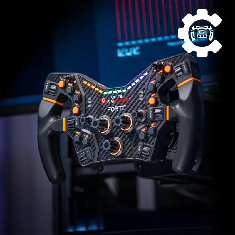 Asetek SimSports Forte® Formula Steering Wheel