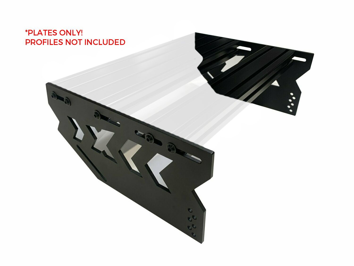 SimXPro® Extended profile pedal deck mounting plates