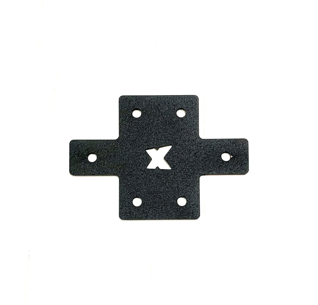 SimXPro 2x Cross - Connector Plate 3mm - 40 - 80 Black - SimXPro