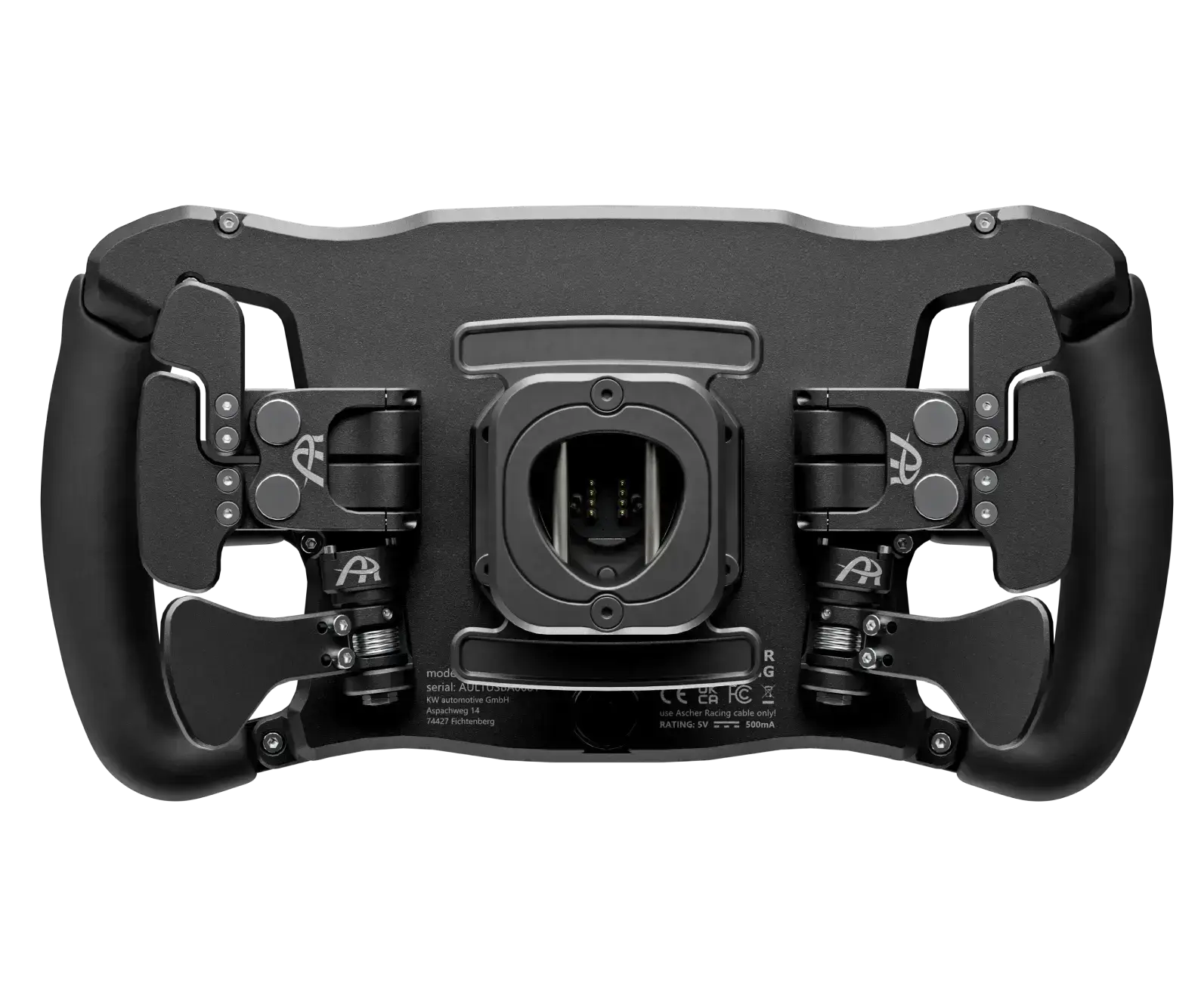 Ascher Racing x Simucube Ultimate Steering Wheel