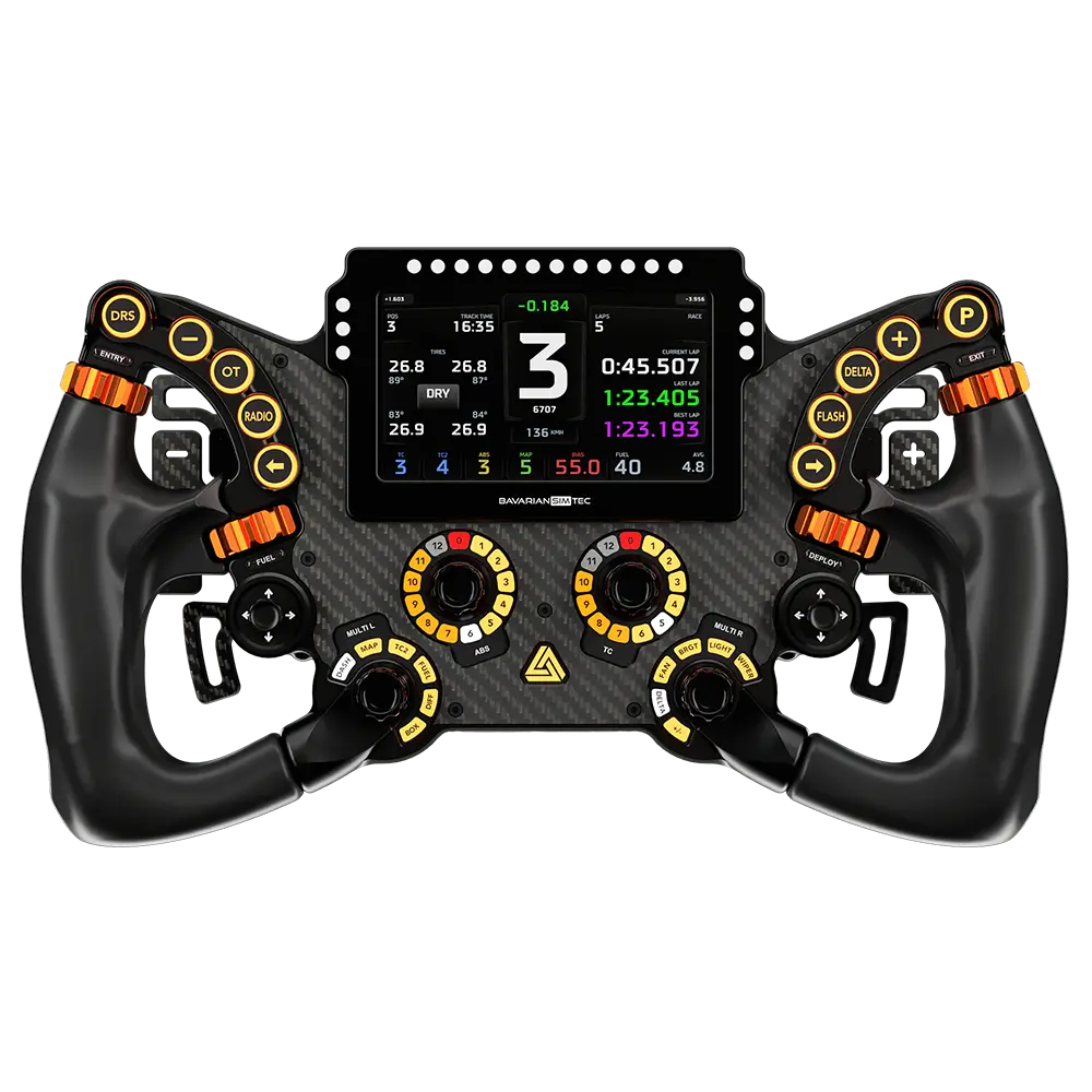 Bavarian Sim Tec x Simucube Delta PRO SC – Draadloos formule-simracingstuur