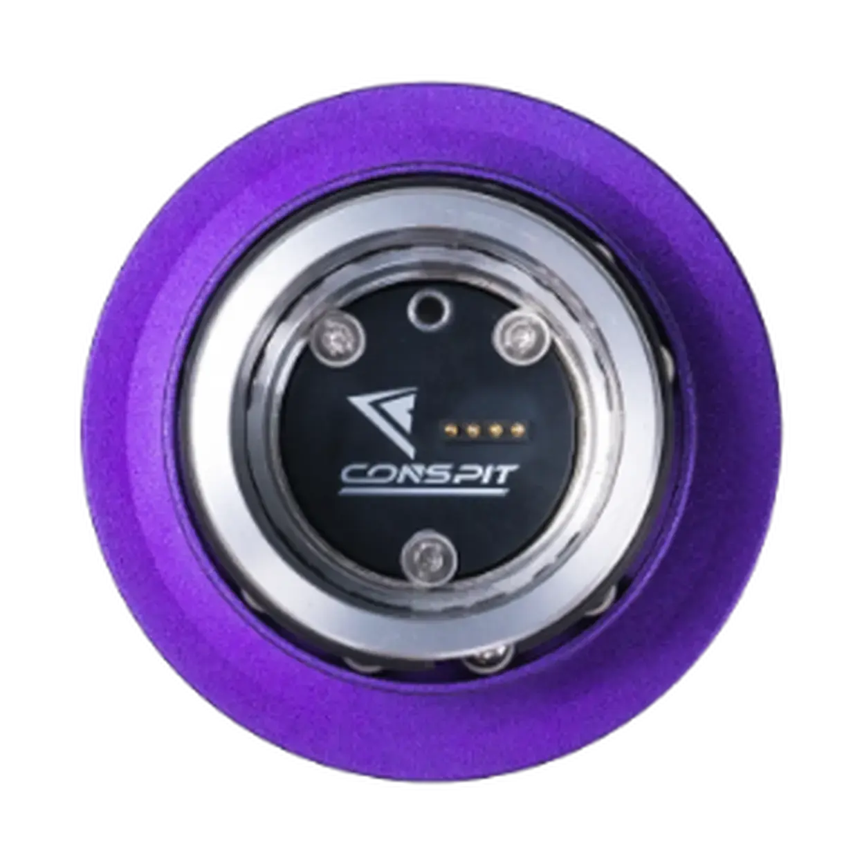 Conspit CDR Quick Release Adapter – 50 mm PCD (Purple / Silver)