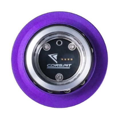 Conspit CDR Quick Release Adapter – 50 mm PCD (Purple / Silver)