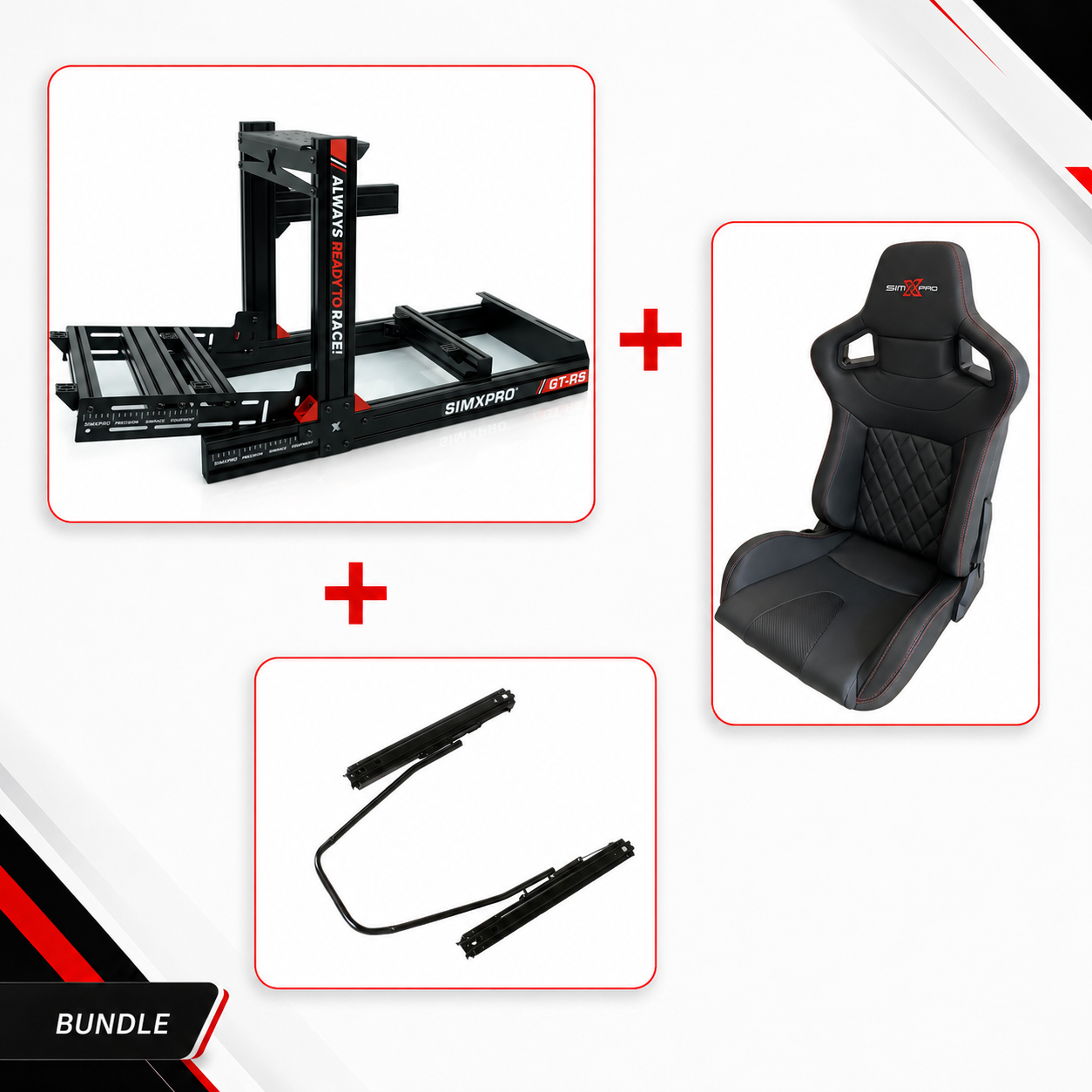 SimXPro GT-RS + XL GT SEAT + SLIDER
