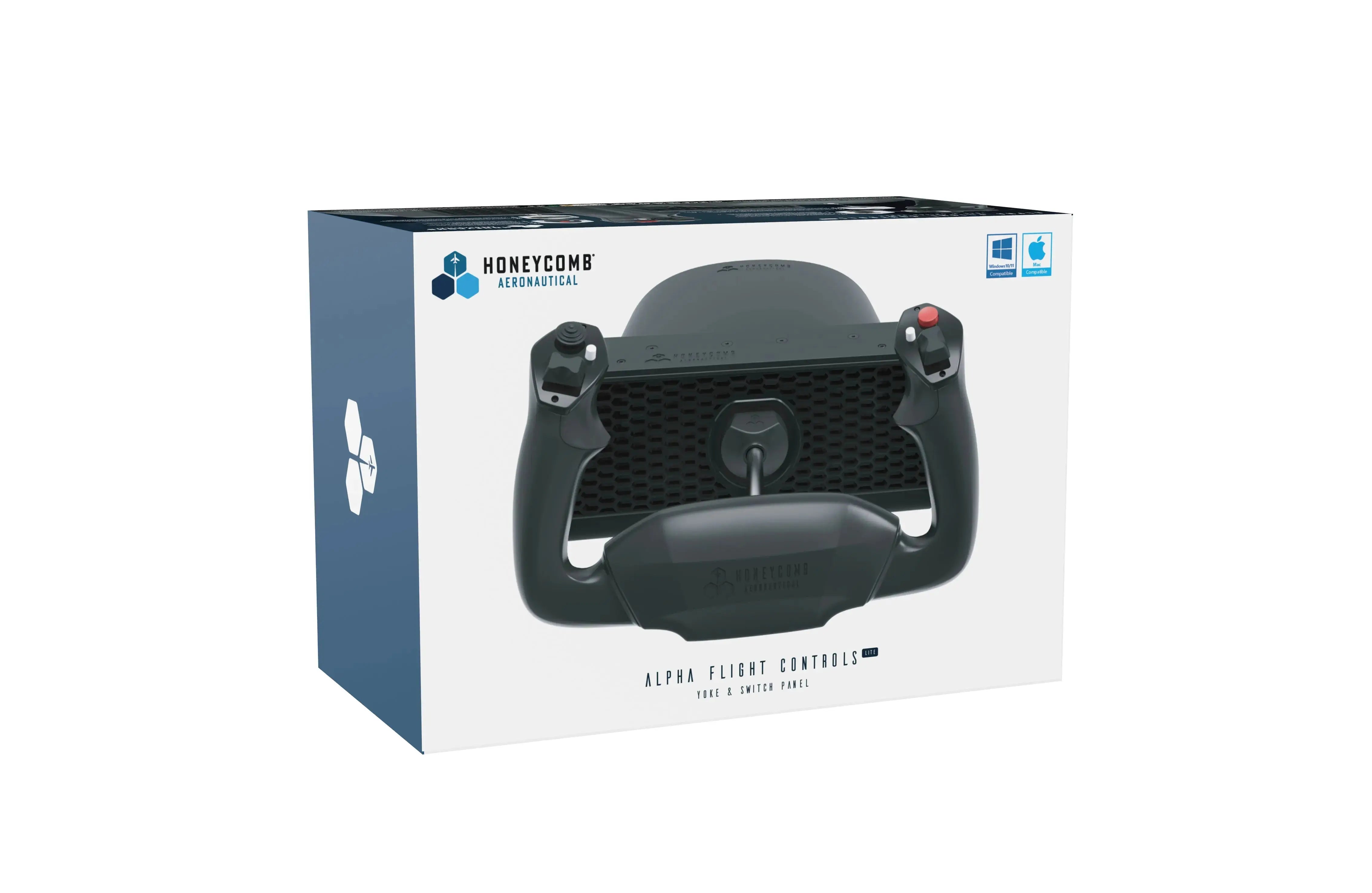 Cloche Honeycomb Alpha Flight Controls Lite + pannello interruttori (PC/Mac)