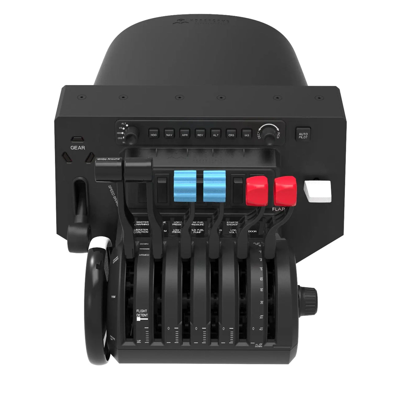 Quadrant de manette des gaz Honeycomb Bravo avec pilote automatique + panneau d'annonciateurs (PC)