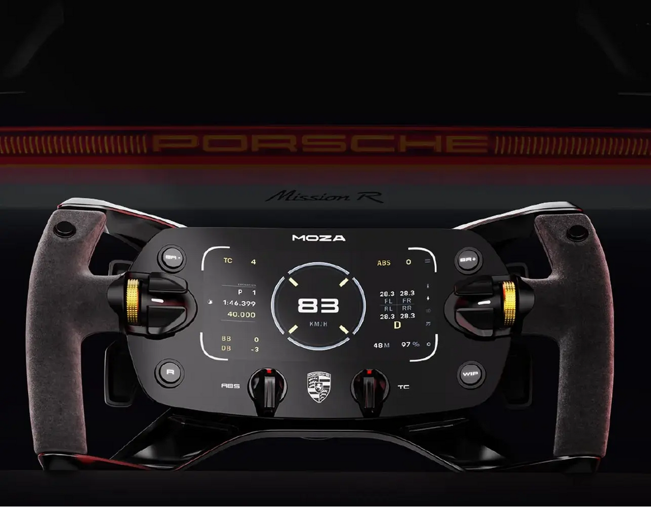 MOZA Racing Porsche Mission R Steering Wheel
