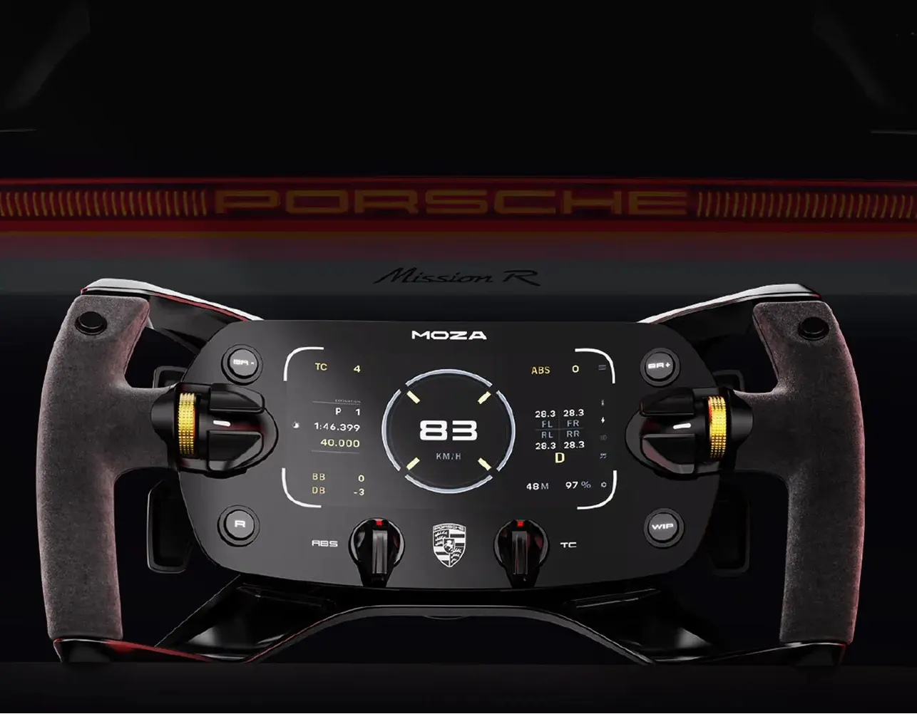 MOZA Racing Porsche Mission R Steering Wheel