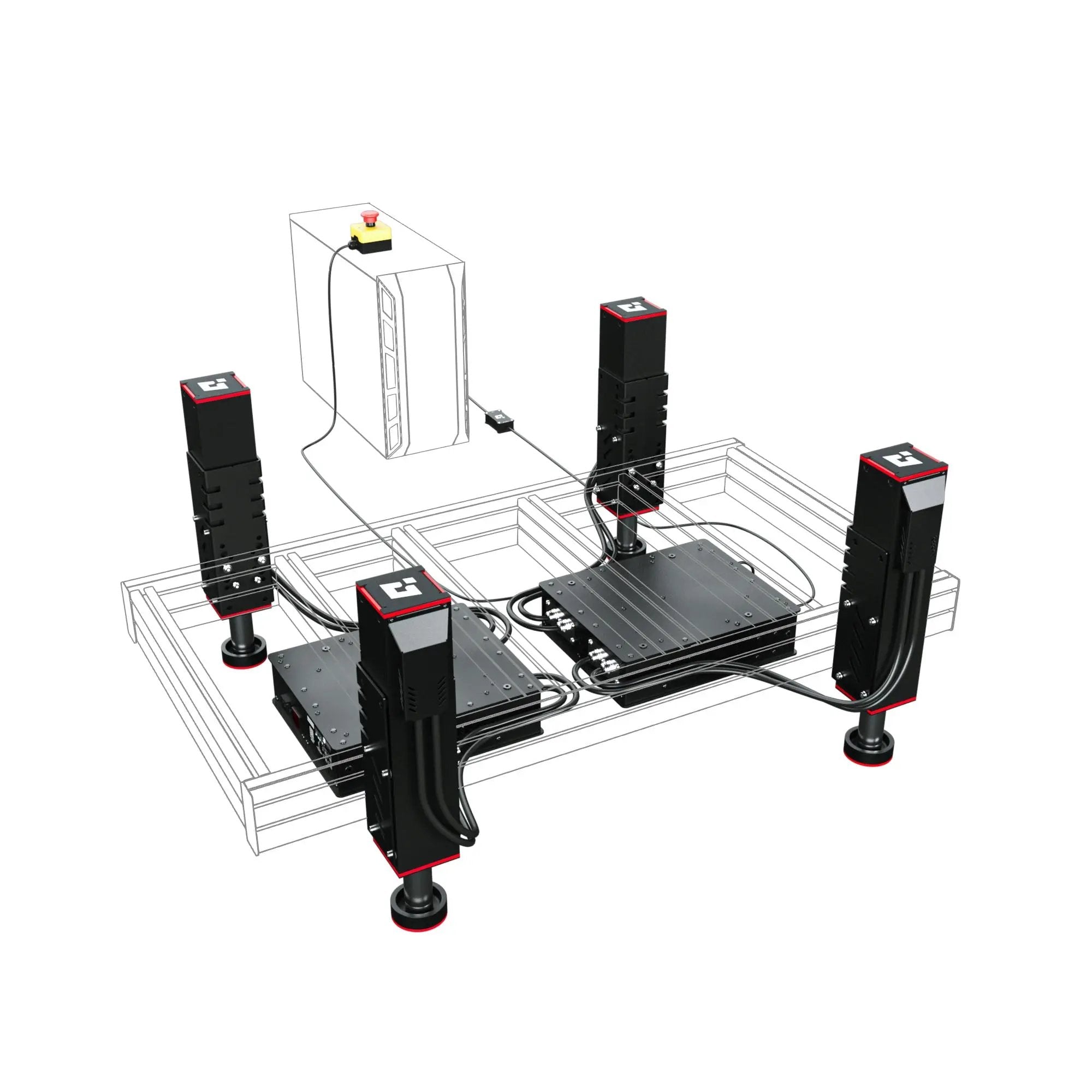 Qubic System - QS-210-PL 3-DOF 4 Axis Motion system