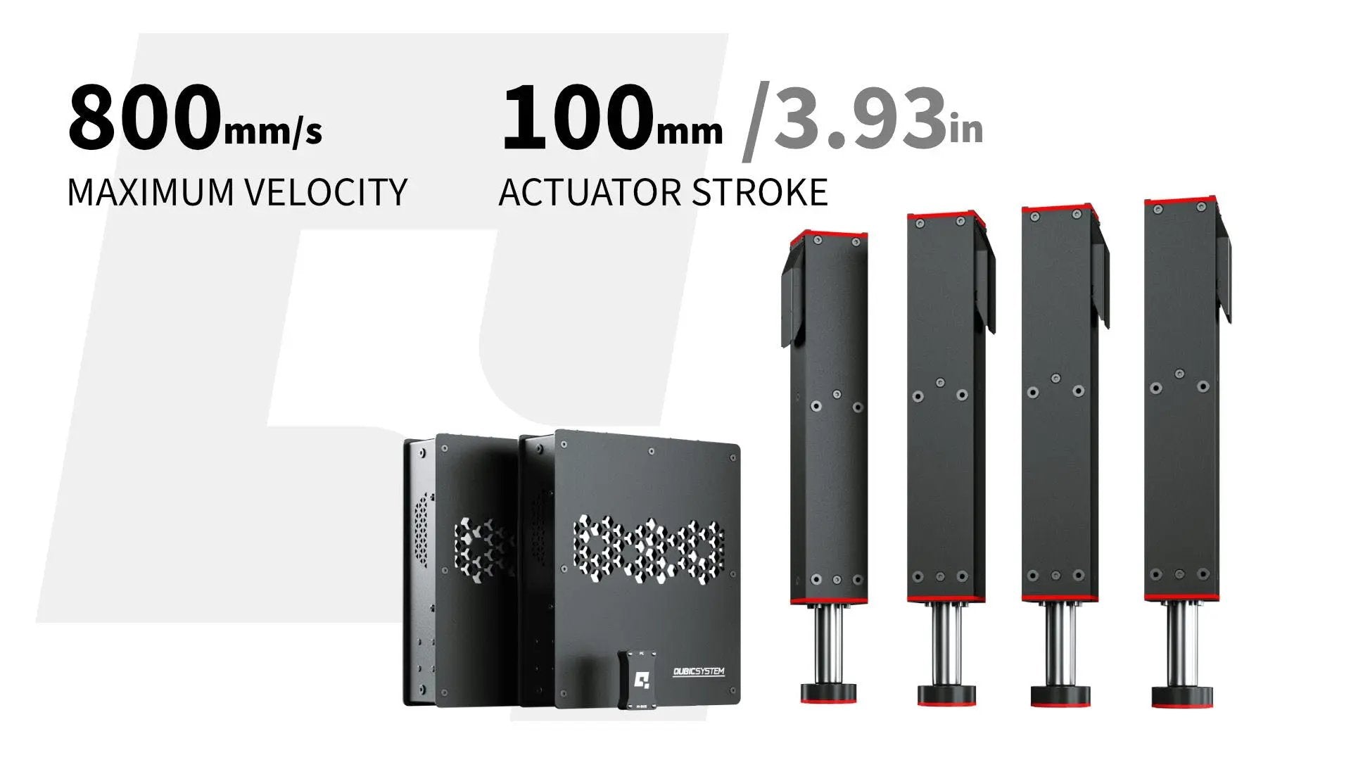 Qubic System - QS-220-PL 3-DOF 4 Axis Motion system