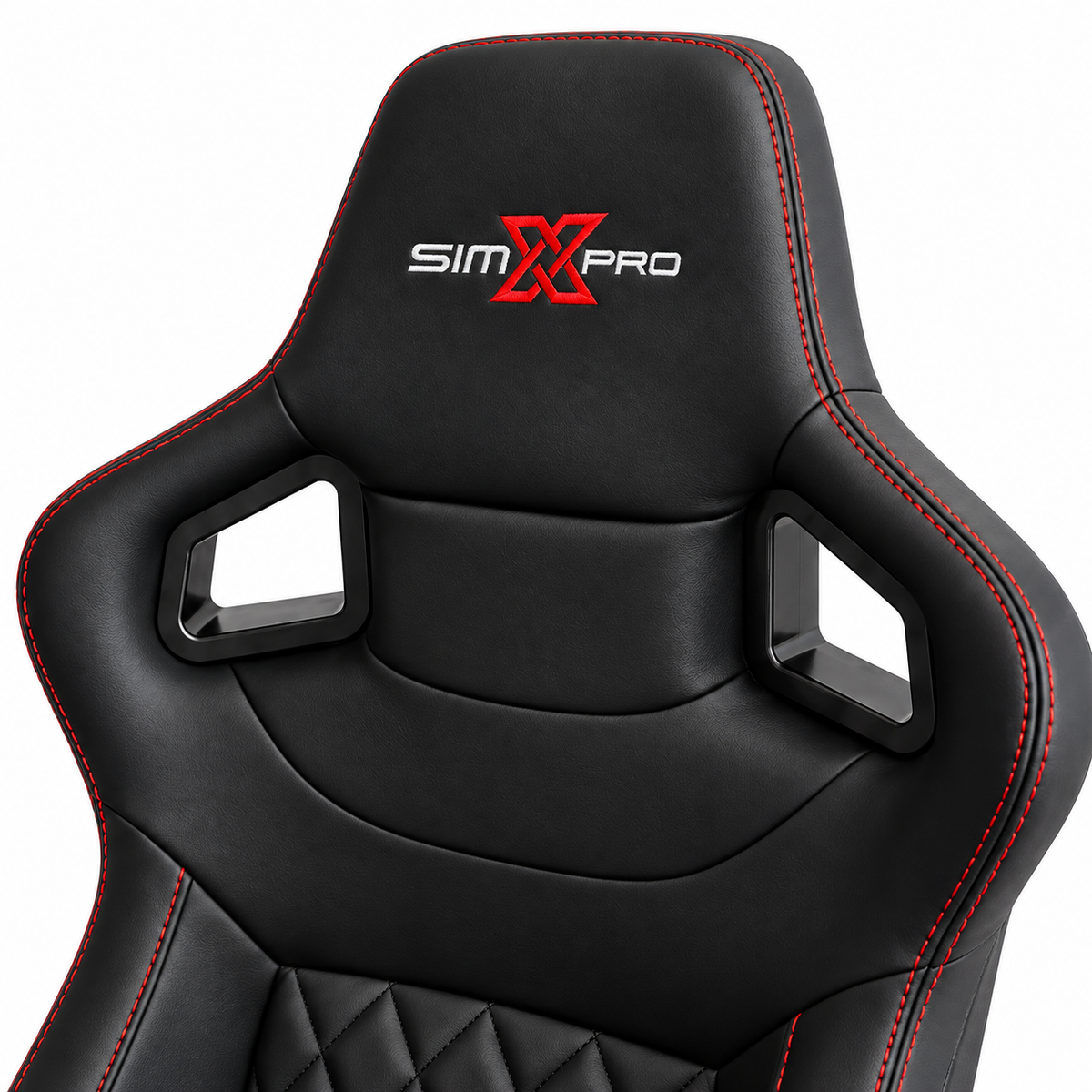 SimXPro XL GT verstelbare Sim Racing Stoel + Stoelrails