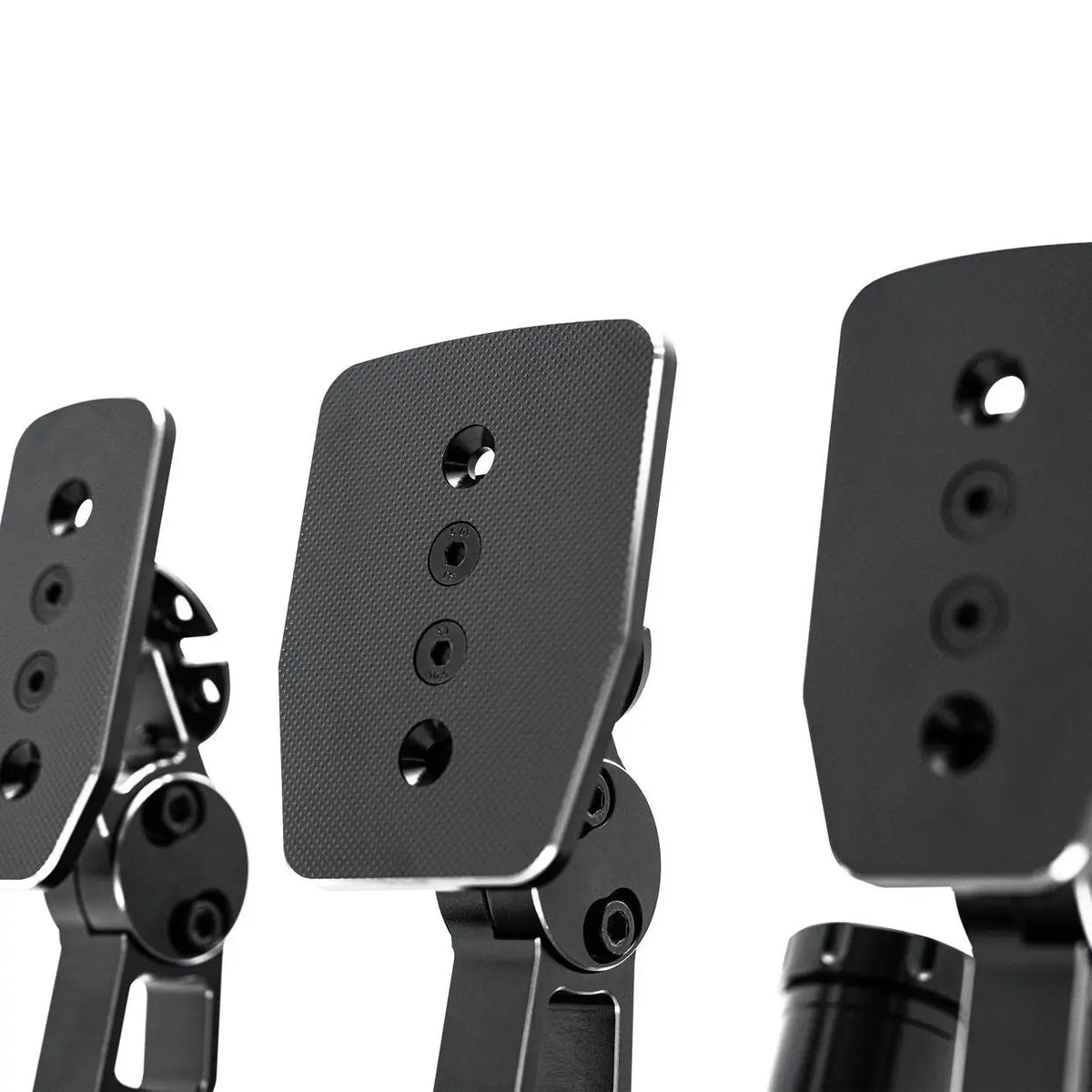 Simagic 3-Pedal Face Set – Flat Aluminum Pedal Plates