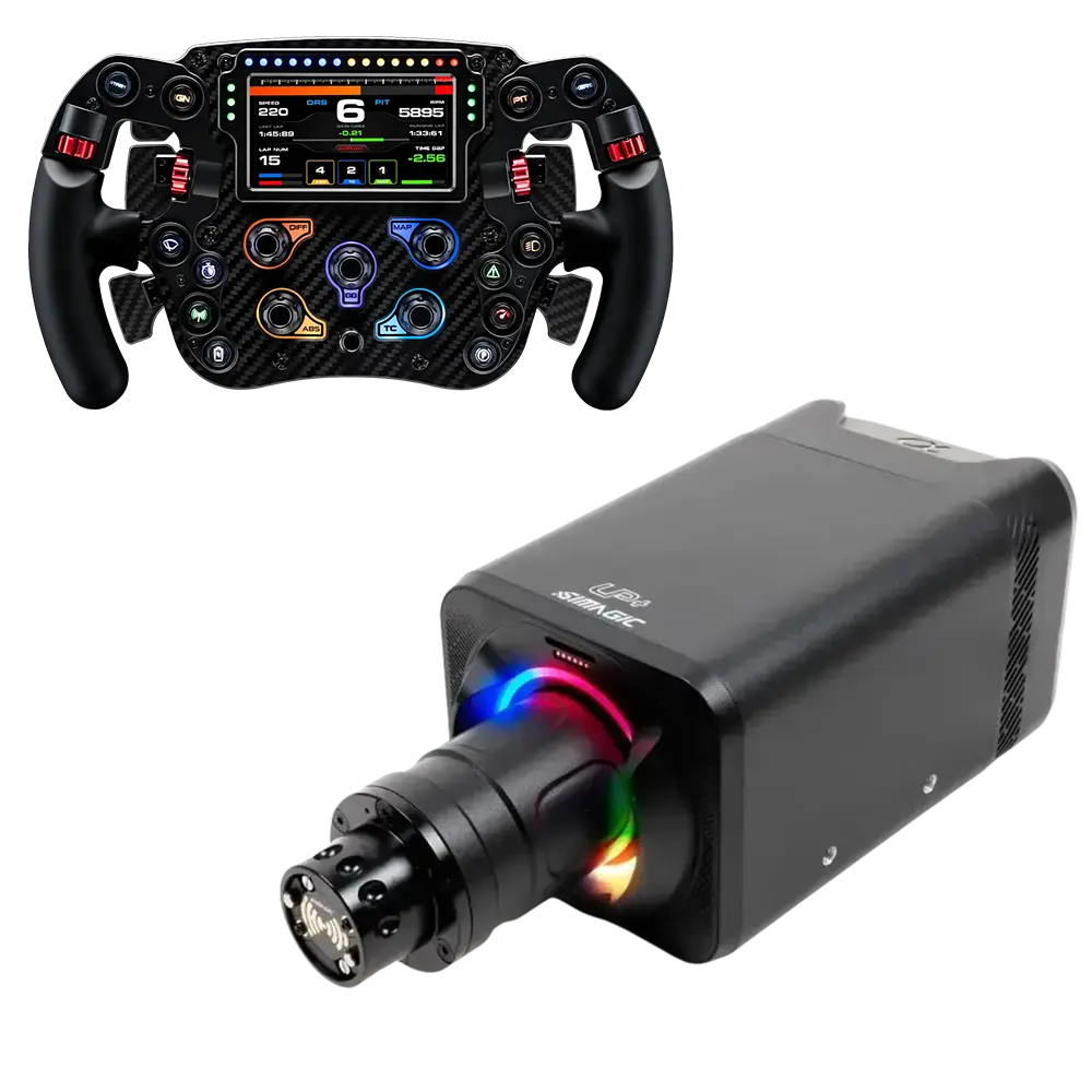 Simagic Alpha EVO (12Nm) + Simagic FX Pro Steering Wheel V2 Bundle
