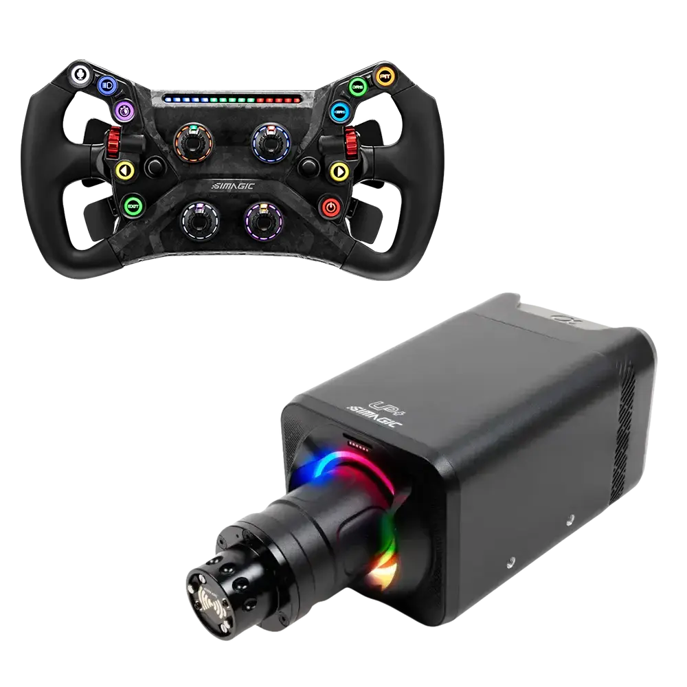 Simagic Alpha EVO 12Nm + GT Neo V2 Steering Wheel Bundle