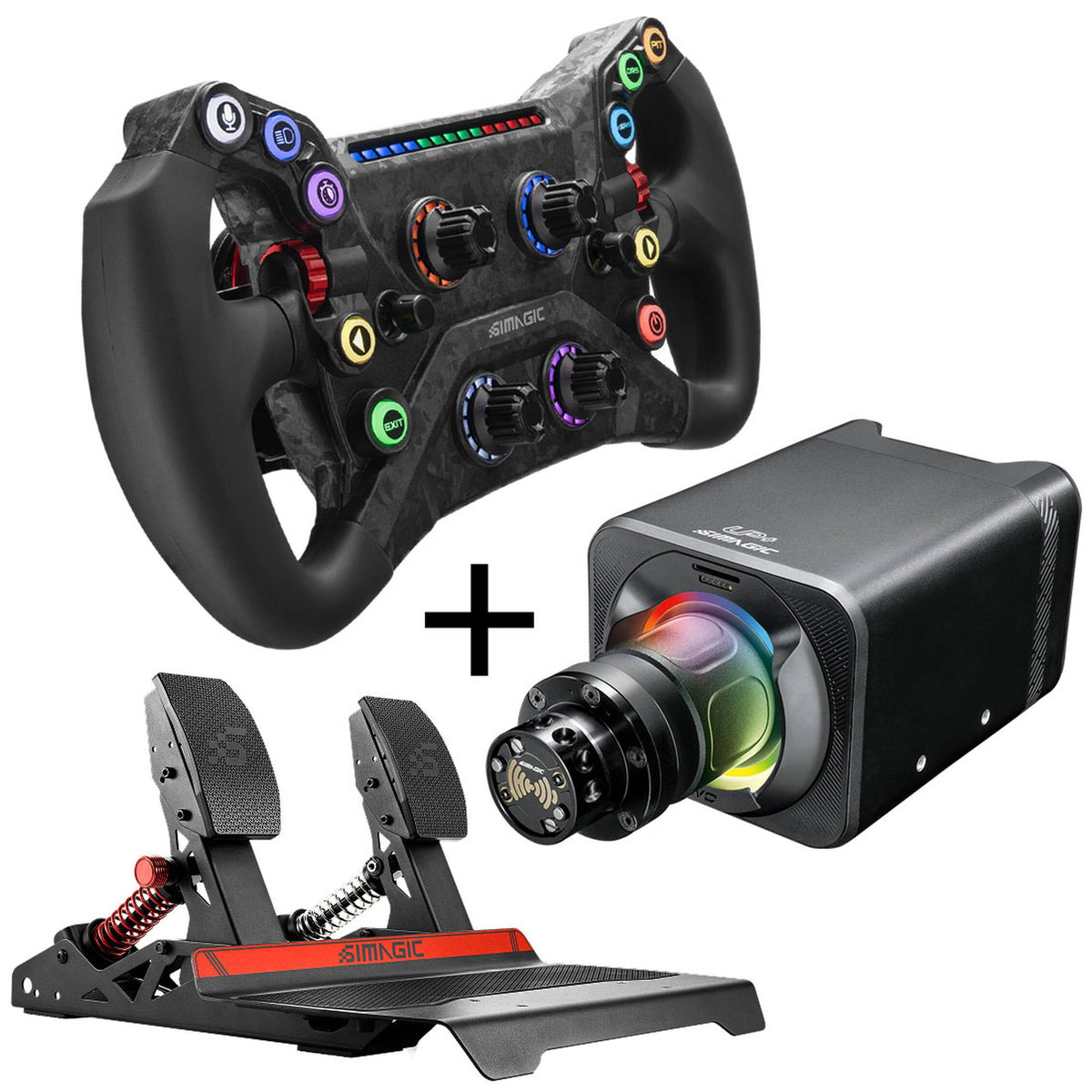 Simagic GT Neo + Alpha EVO Sport 9Nm + P700 Pedals Bundle