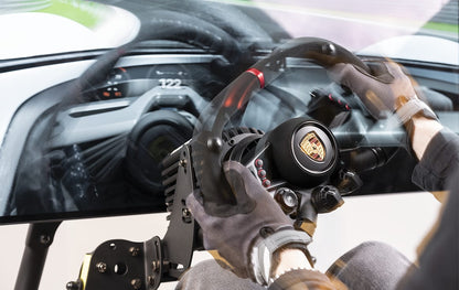 Fanatec Porsche Vision GT steering wheel control detail