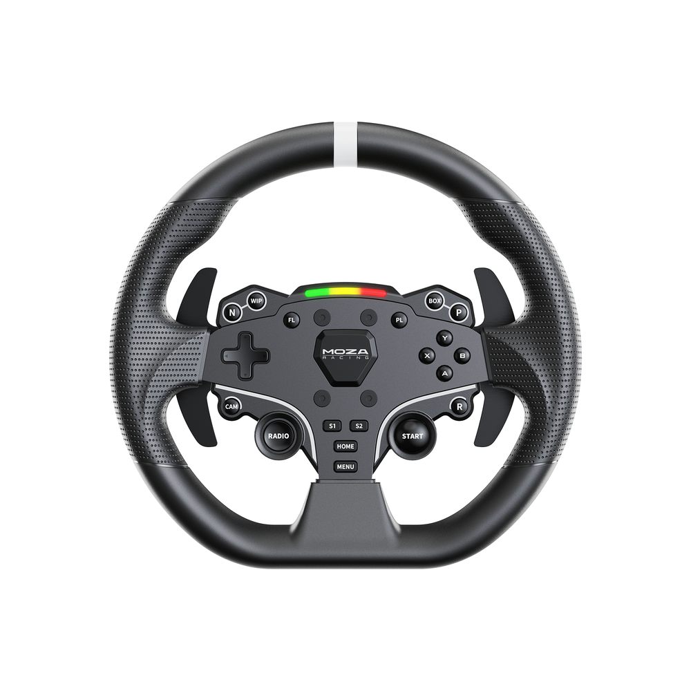 MOZA ES Lite steering wheel included with the R5 Pro Bundle