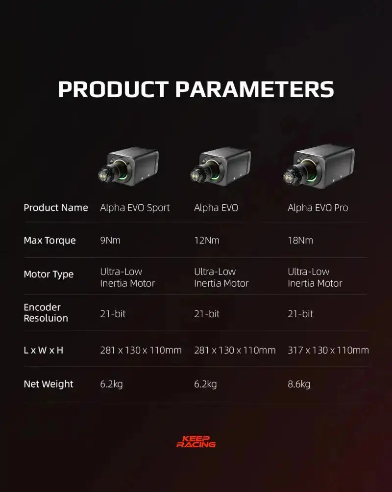 Simagic Alpha EVO Sport 9nm - Direct Drive Wheel Base
