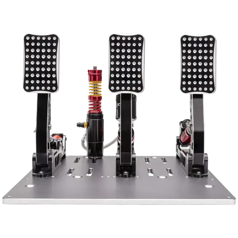 Conjunto de 3 pedais Simagic P2000, Load cell de 200 kg