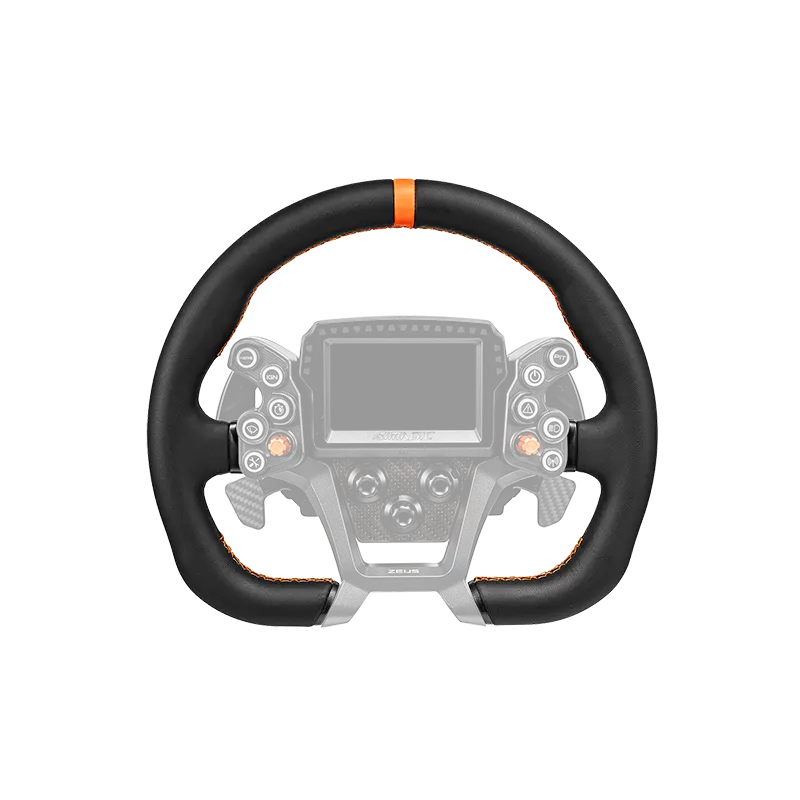 Simagic ZGT-300CD Leather Replacement Steering Wheel Rim – 300mm, No Hub