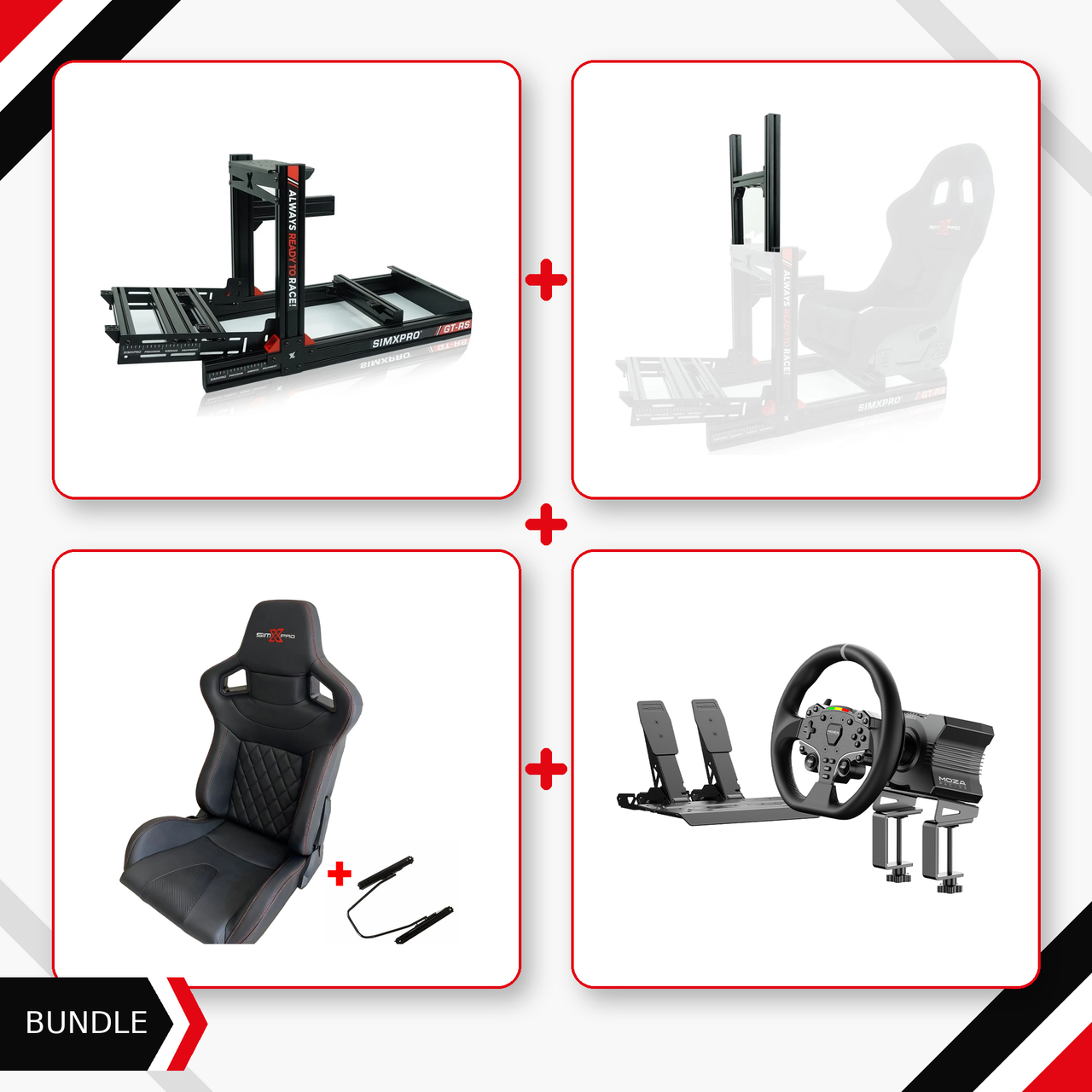 SimXPro GT-RS Ready to Race Bundle + MOZA R5
